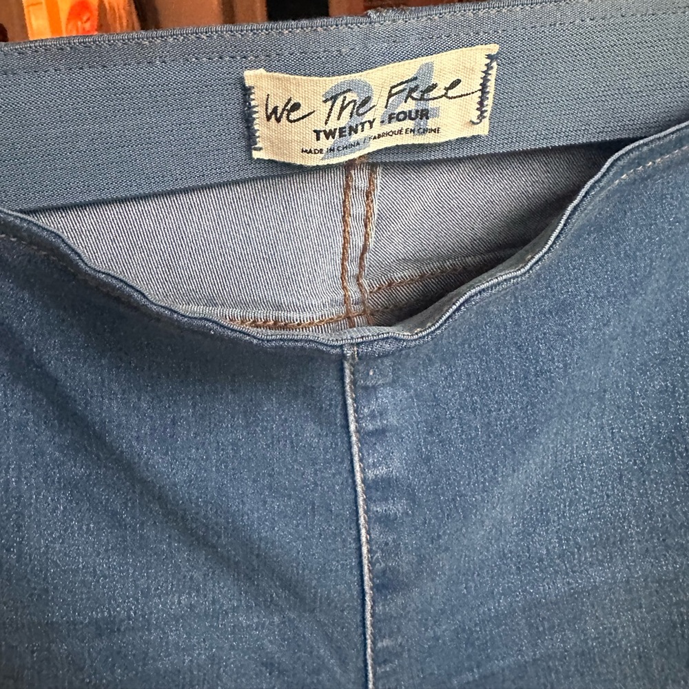 Free People pull on denim flare